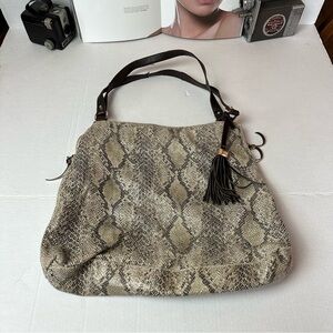 Stella & Dot  Python  shoulder Handbag